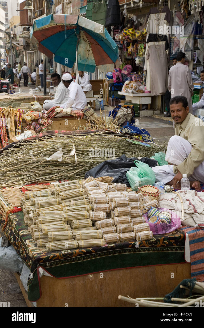 Arabia Saudita, provincia Makka, Jeddah, mercato, concessionario Foto Stock