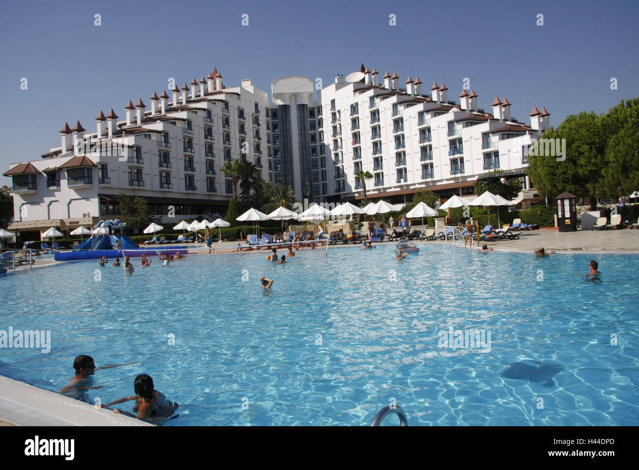 Turchia, Belek, hotel Magic Life, sirena Imperial, piscina, destinazione destinazione di vacanza, vacanze, turismo, riposo e ricreazione, tempo libero, sole, divertimento, persona, nessun modello di rilascio, Building, edificio, architettura, hotel facility, Foto Stock