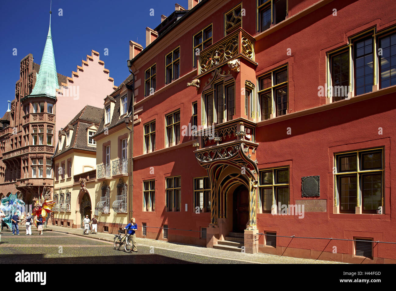 Germania, Breisgau, Friburgo, città vecchia, Erasmus house, Foto Stock
