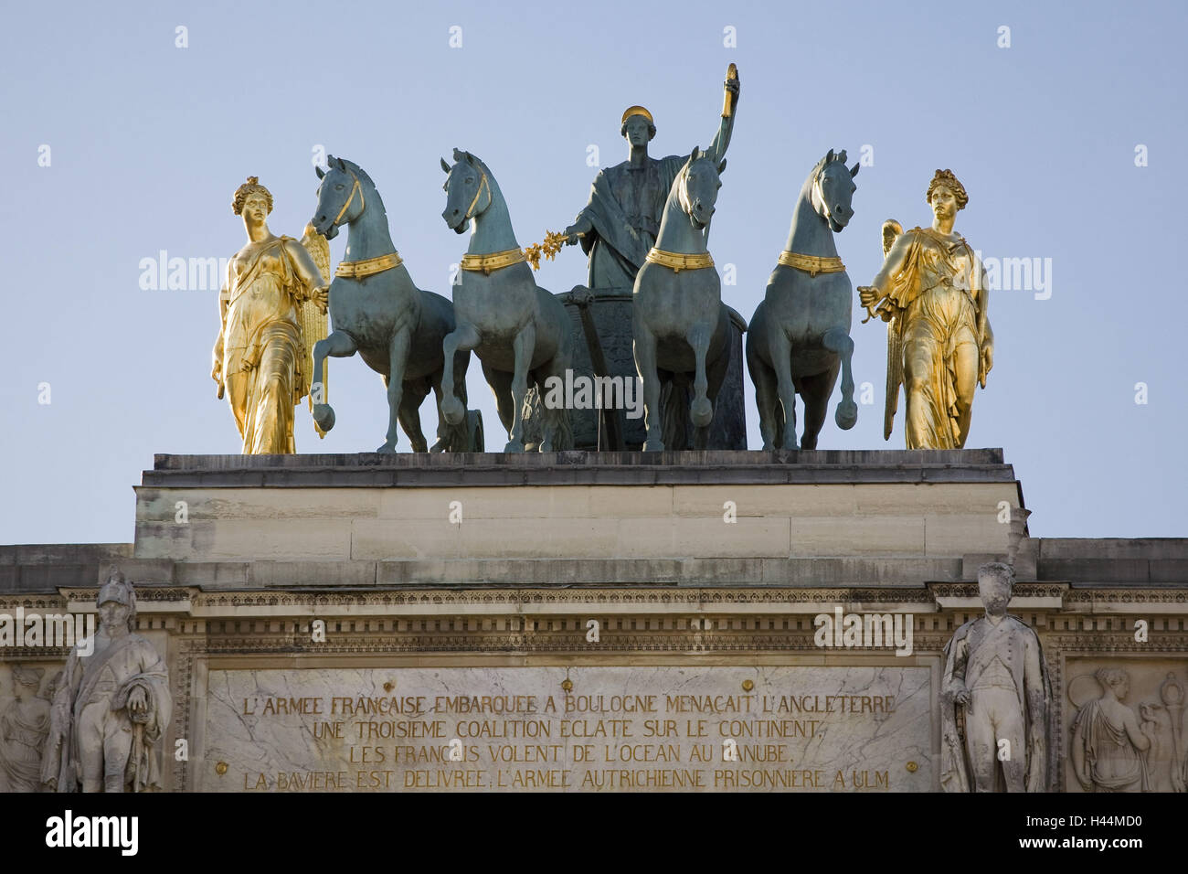 Francia, Parigi, Arc triomphe du giostra, dettaglio Foto Stock