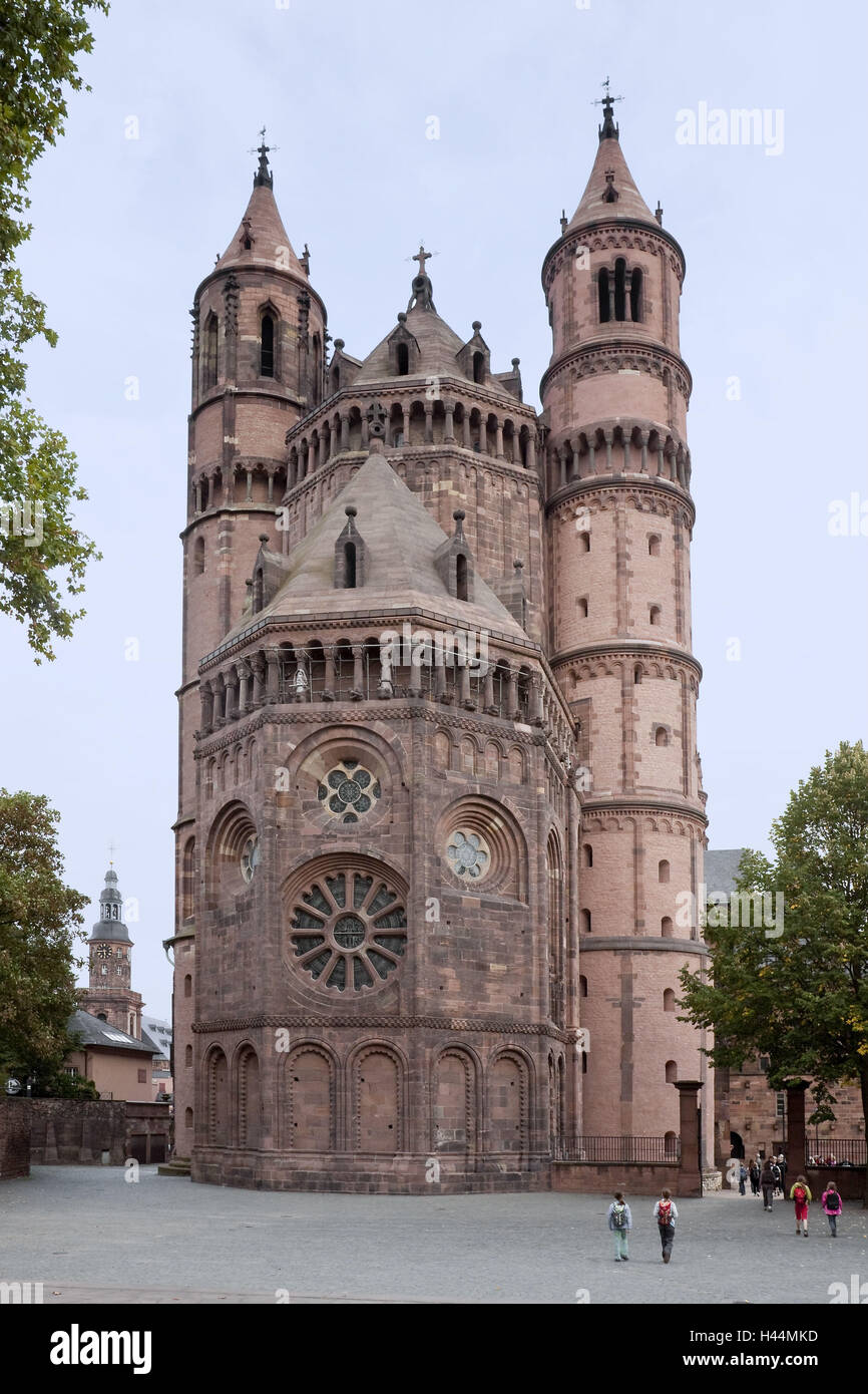 L'Europa, in Germania, in Renania Palatinato, Worm, Duomo di San Pietro, Foto Stock