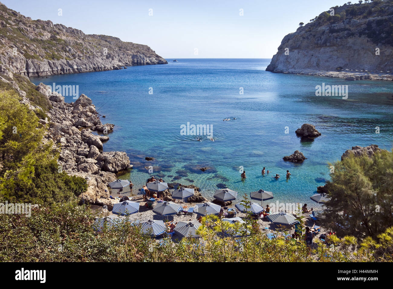L'Europa, Sud, Europa, Grecia, isola di Rodi, east coast, Anthony Quinn bay, Foto Stock