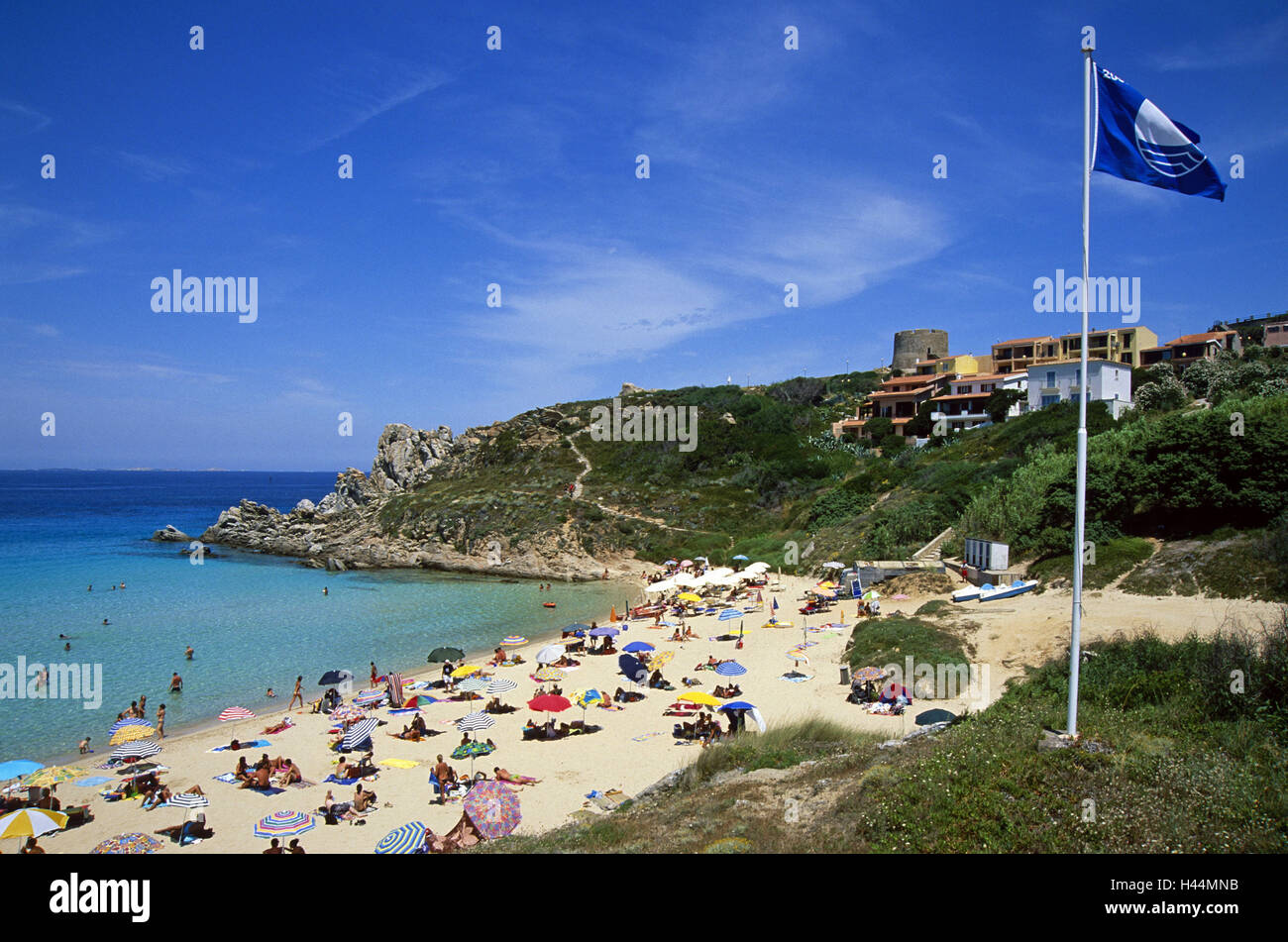 Litalia Isola Di Sardegna A Santa Teresa Di Gallura