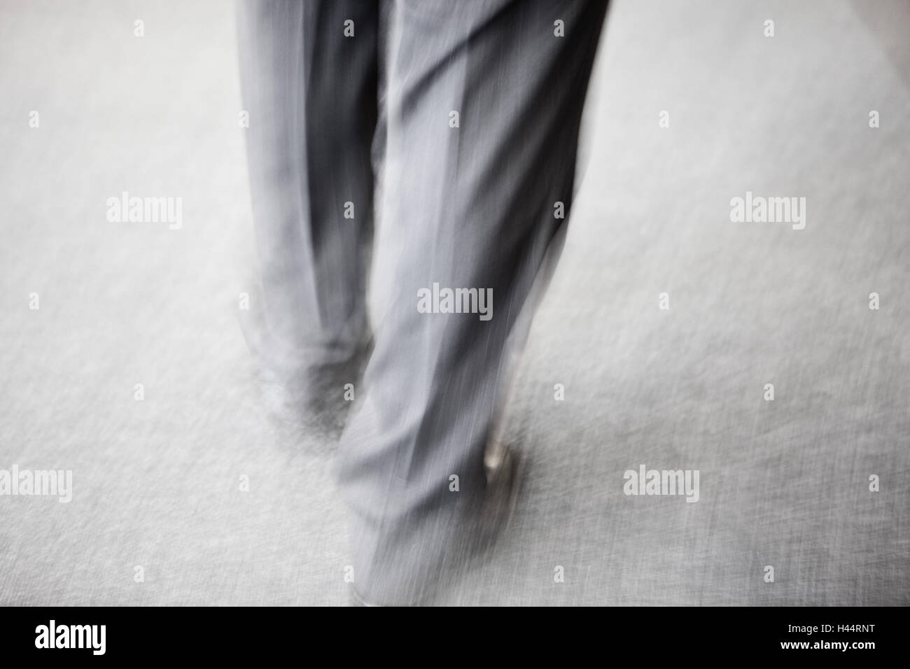 Imprenditore, andare in una grande fretta, blur Foto Stock