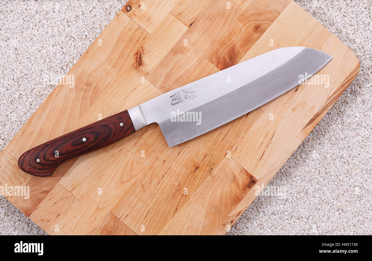 Il coltello sul bordo di taglio springboard, Foto Stock