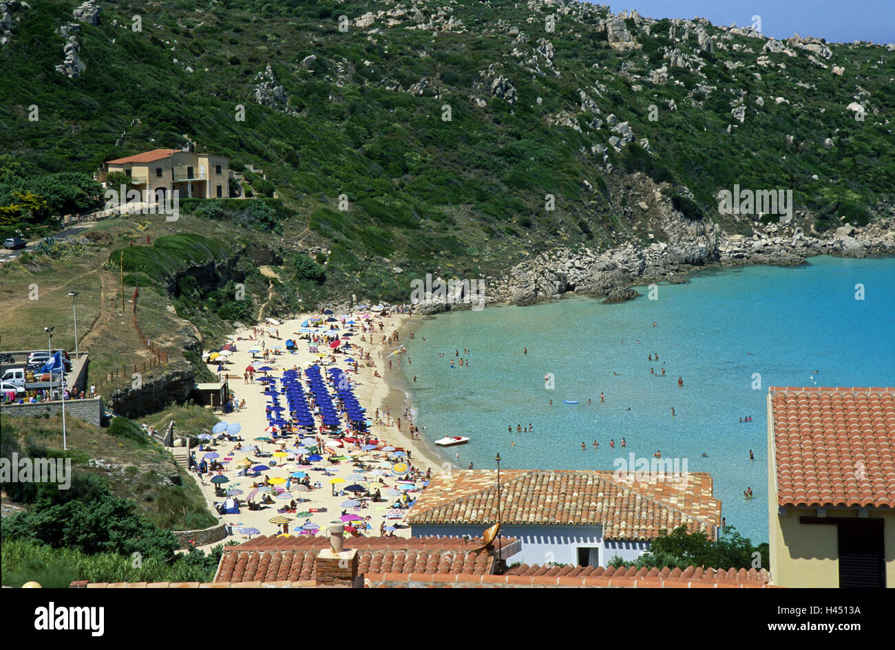 Litalia Isola Di Sardegna A Santa Teresa Di Gallura