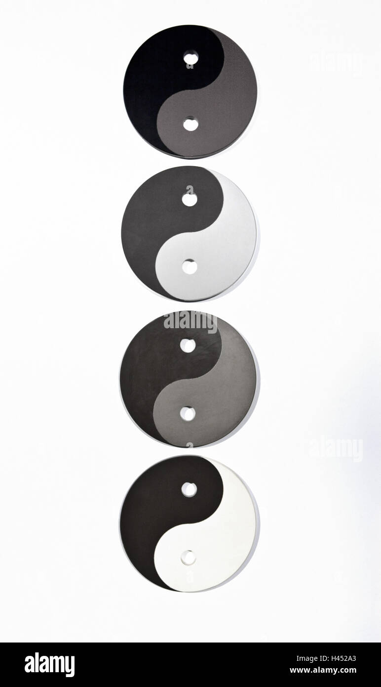 Yin e yang Foto Stock