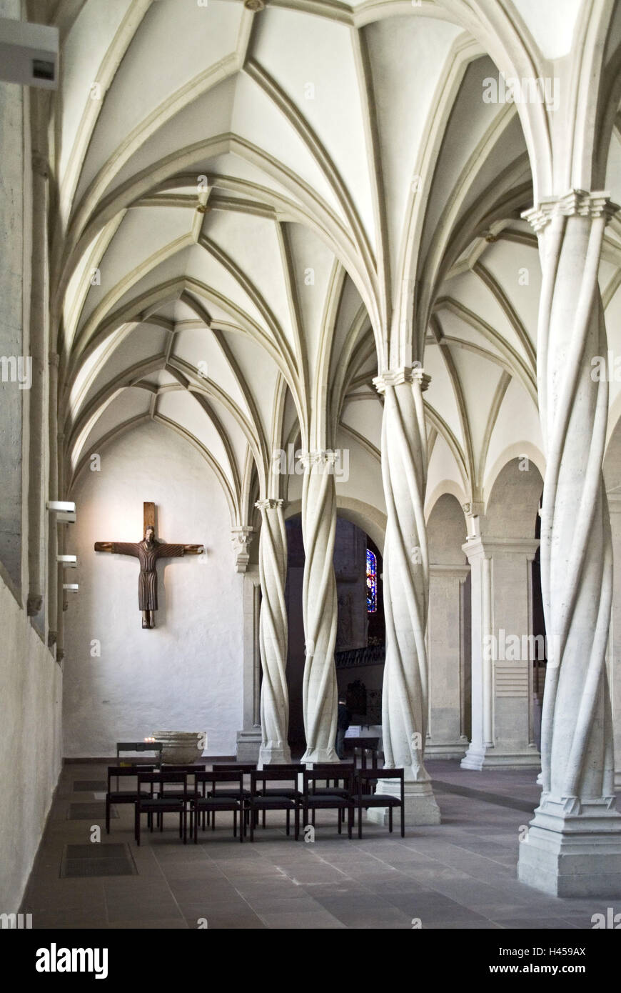 Germania, Bassa Sassonia, Brunswick, Cattedrale St. Blasius, 12. Cento., corridoio, Imervard crocifisso, Foto Stock
