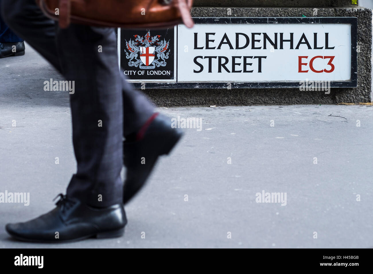 Leadenhall Street, London, England, Regno Unito Foto Stock