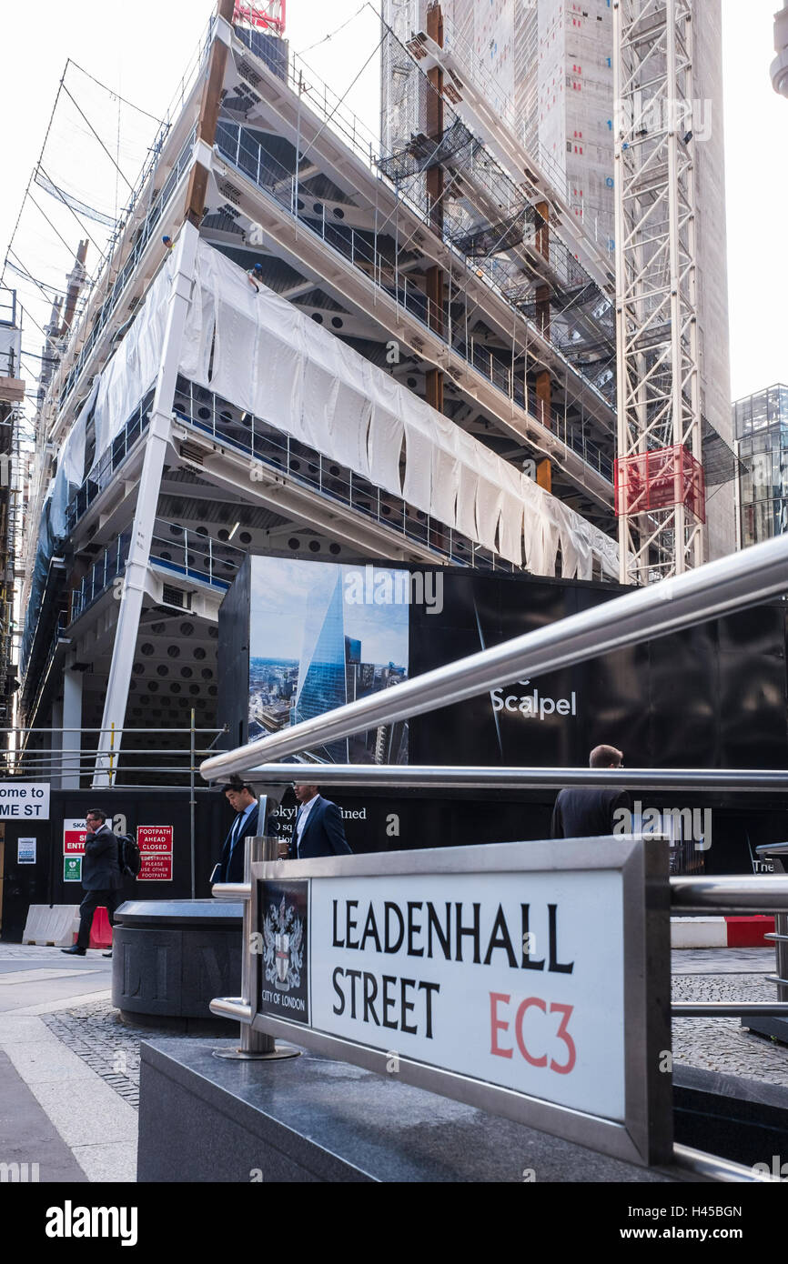 Leadenhall Street, London, England, Regno Unito Foto Stock