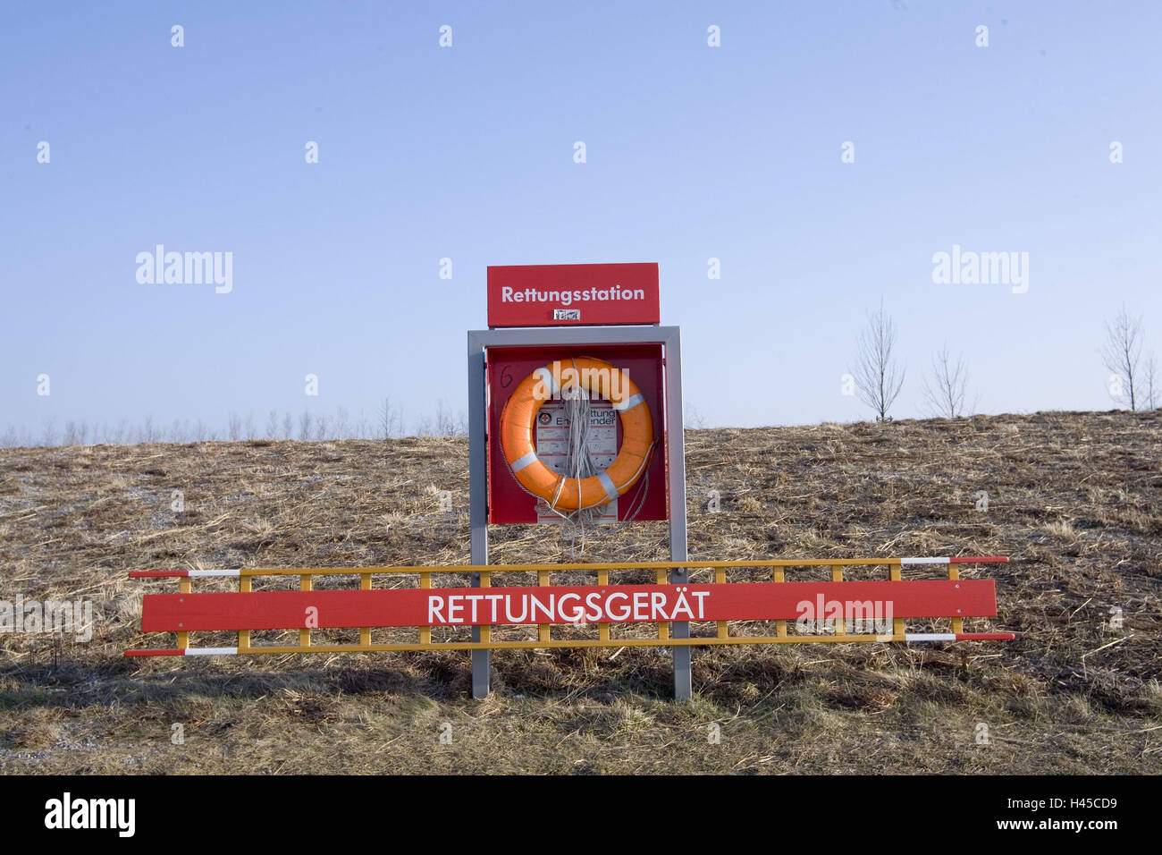 Lakeside, primo soccorso post, Foto Stock