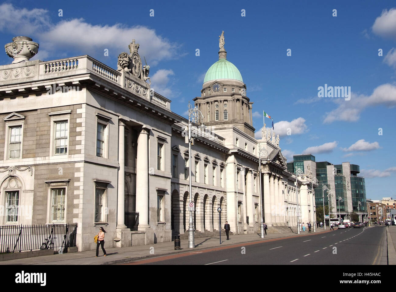 Irlanda, Dublino, Custom House, Foto Stock