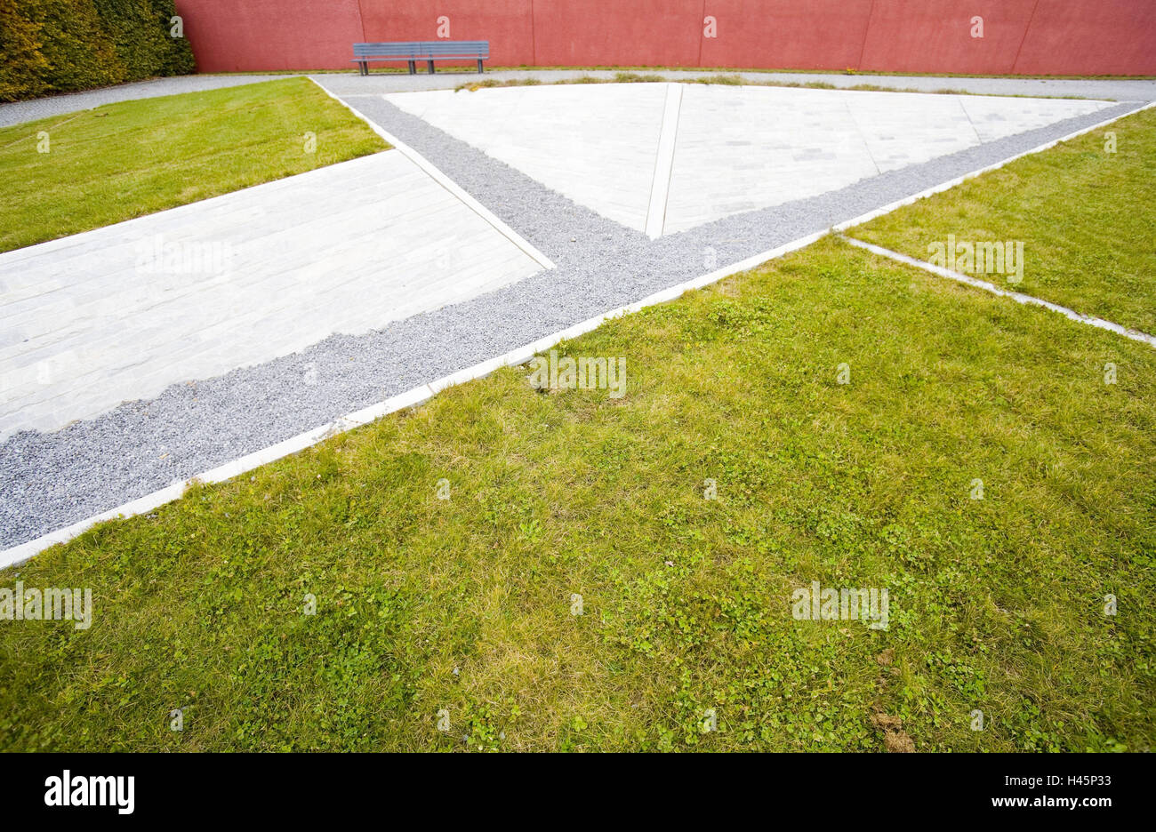 Architettura del paesaggio, Riemer Park, Germania, Monaco di Baviera, Foto Stock