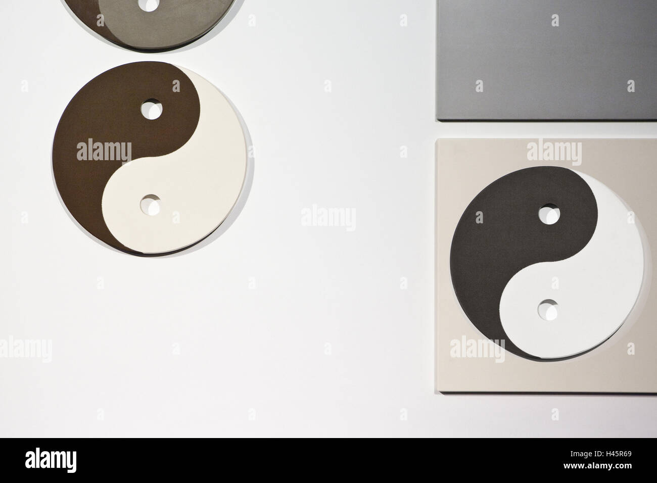 Yin e yang Foto Stock