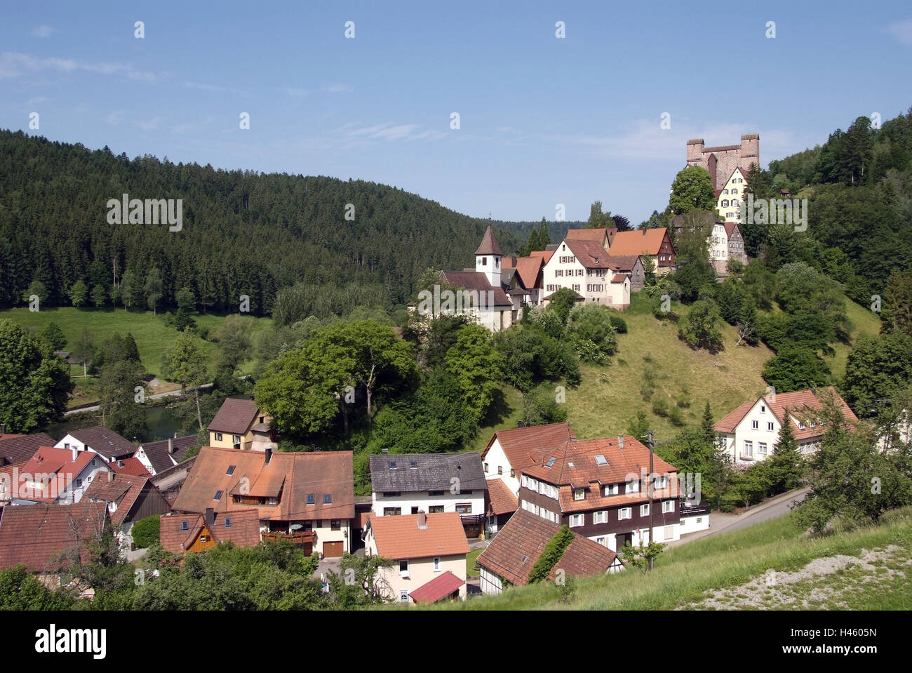 Germania, Baden-Württemberg, vecchia pasta-angolo di Berna, Foto Stock