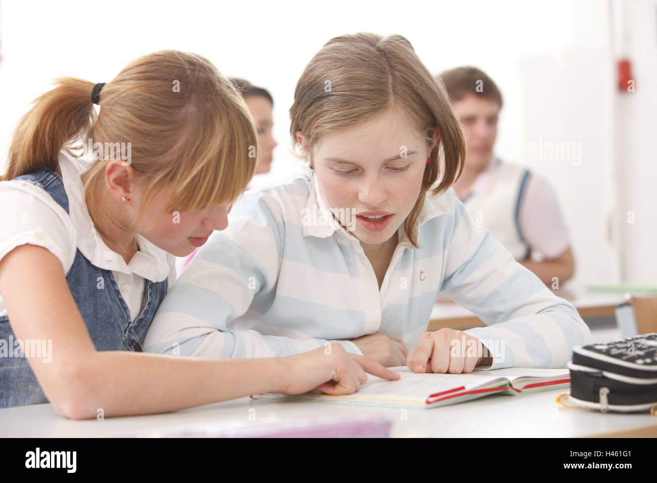 Scuola, aule scolaro, lezioni, insieme, Foto Stock