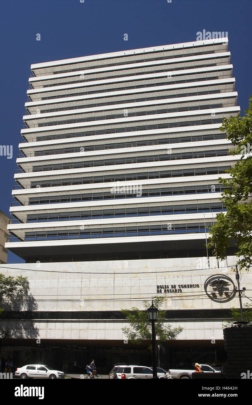 Argentina, Rosario, borsa, Bolsa de Comercio, Foto Stock