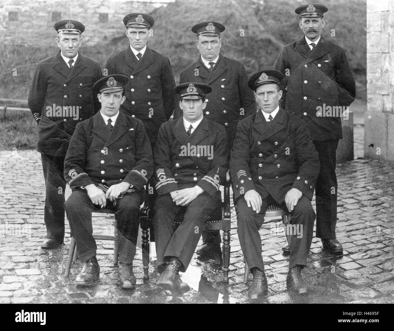 Royal Navy. Officer WW1 Foto Stock