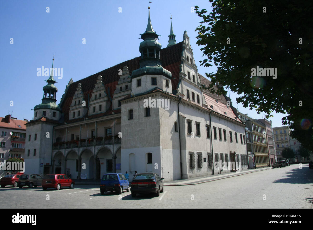 Polonia, Brieg, municipio Foto Stock