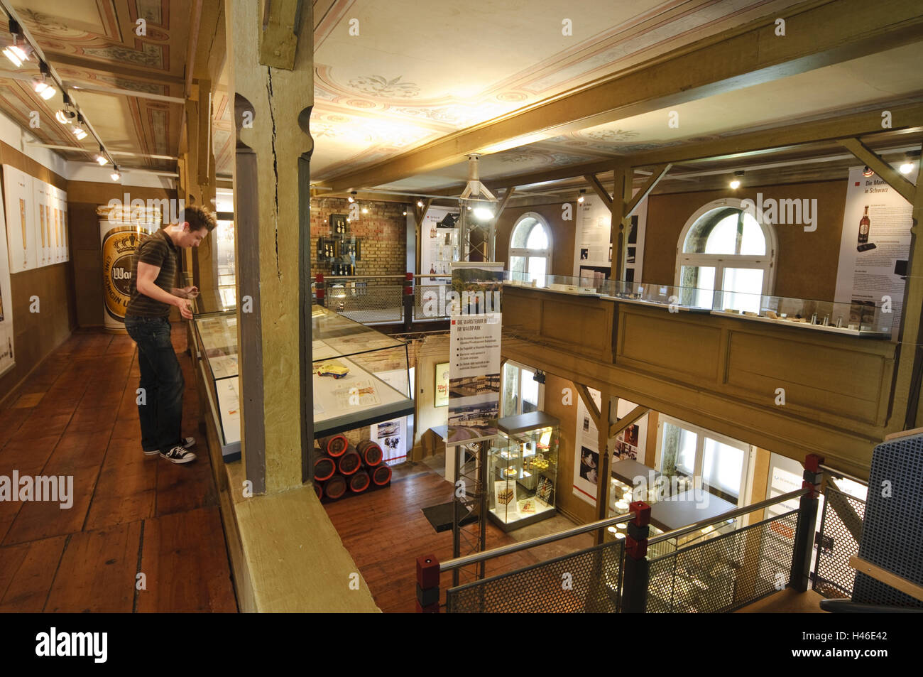 Heidelberg, Città Vecchia, Tedesco Museo busta, Baden-Württemberg, Germania, Foto Stock