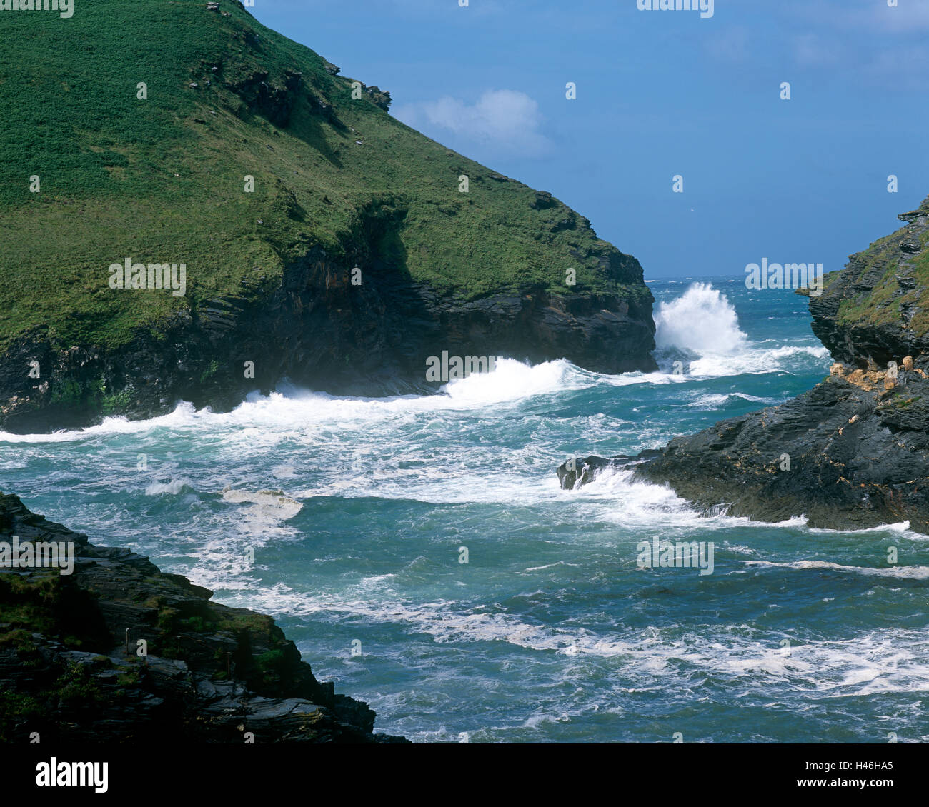 Boscastle Cornovaglia Foto Stock