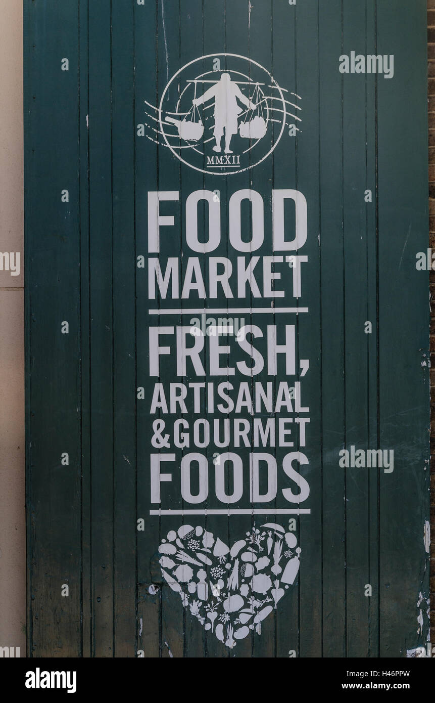 Mercato alimentare, V&A Waterfront, Città del Capo, Western Cape, Sud Africa e Africa Foto Stock