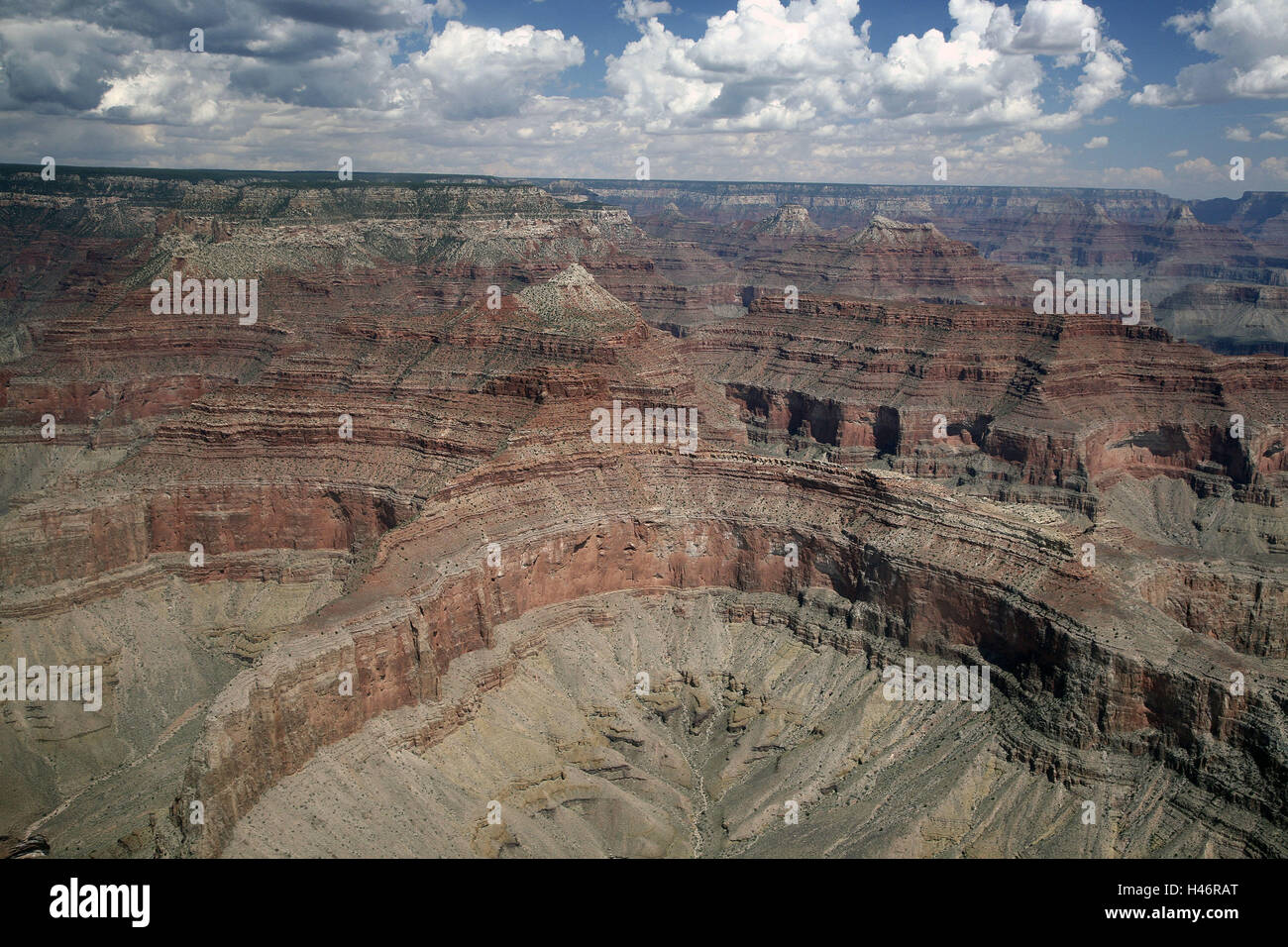 Gli Stati Uniti, Arizona, Grand Canyon, Nord America, natura, luogo di bellezza, montagne, montagne, formazione di bile, scenario, parco nazionale, geografia, miracolo della natura, visualizzare il turismo, luogo di interesse, cielo, nubi Foto Stock