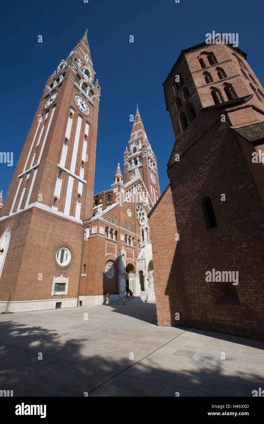 Chiesa votiva di Nostra Signora di Ungheria a Szeged. Dom (cattedrale) Szeged, Ungheria Foto Stock