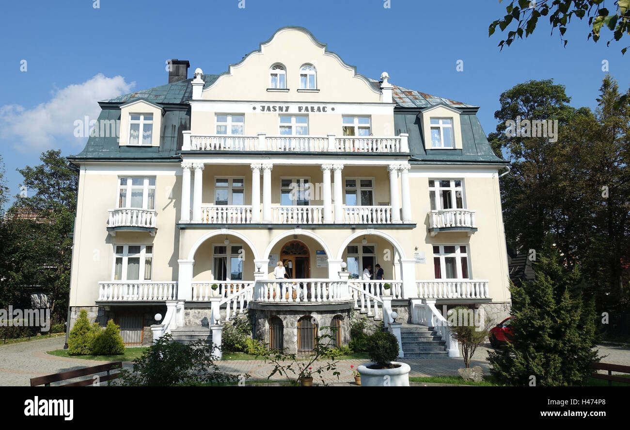 Jasny Palac Hotel a Zakopane Monti Tatra regione, Polonia Foto Stock