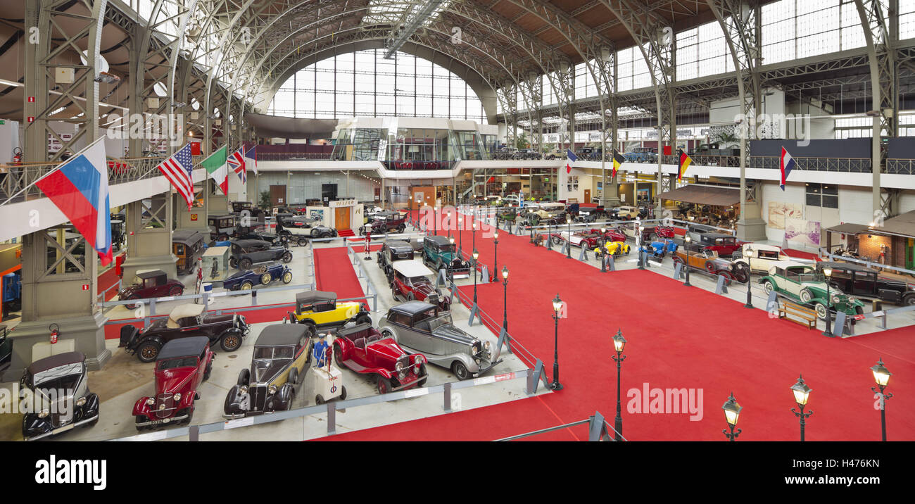 Il Belgio, Bruxelles, 'Autoworld' museo, old-timer, Foto Stock