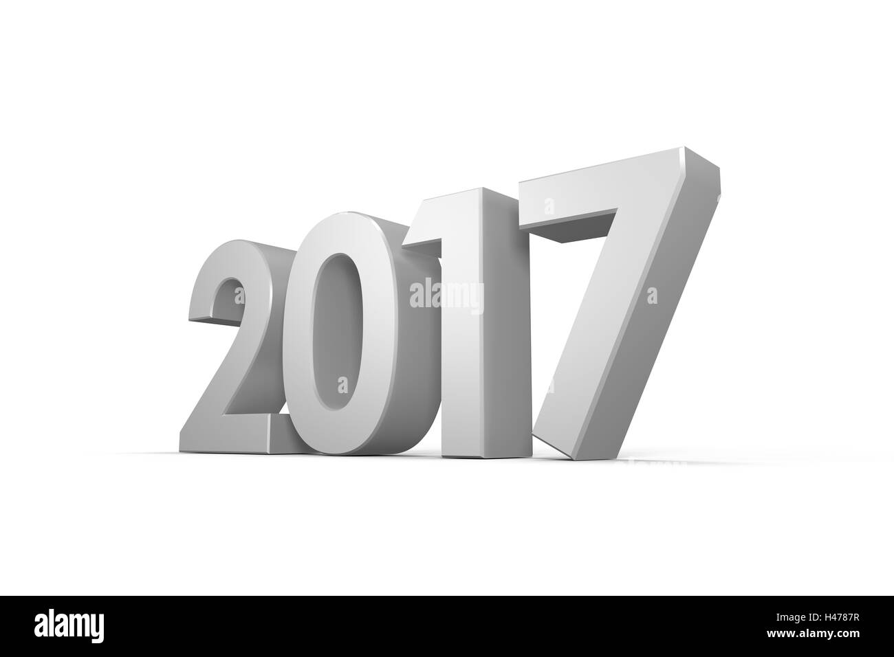 Generati digitalmente immagine dell anno Foto Stock