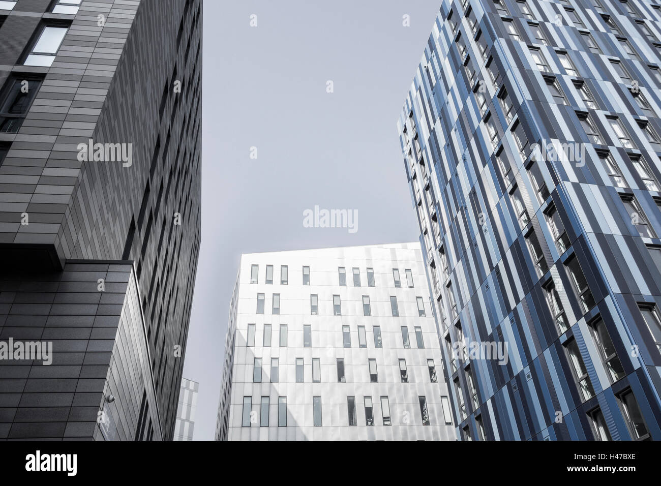 Moderni alloggi per studenti universitari vicino University Business School di Newcastle upon Tyne, England, Regno Unito Foto Stock