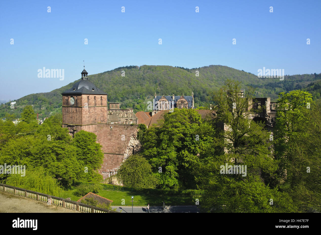 Heidelberg, bloccare, Baden-Württemberg, Germania, Foto Stock