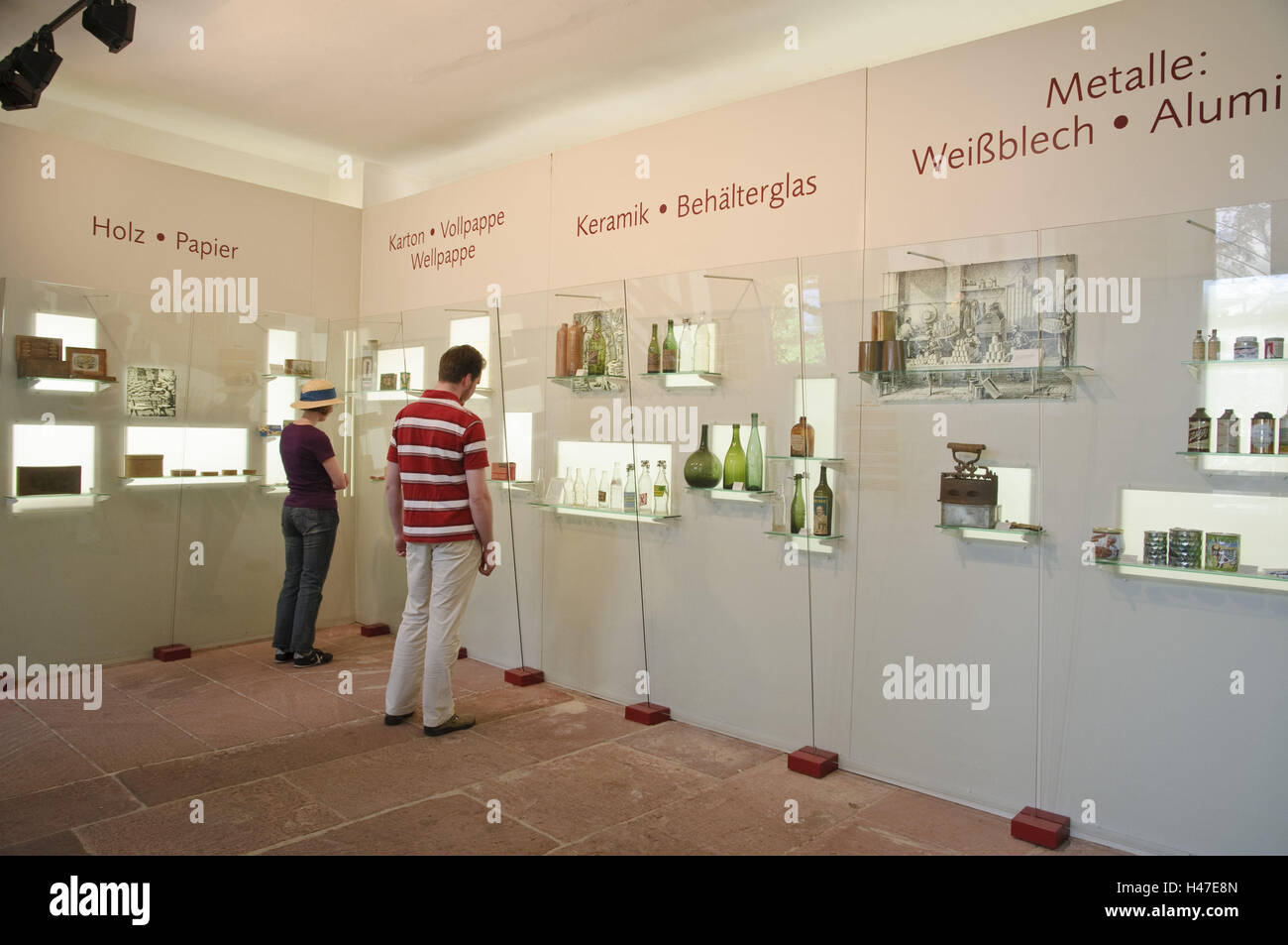 Heidelberg, Città Vecchia, Tedesco Museo busta, Baden-Württemberg, Germania, Foto Stock