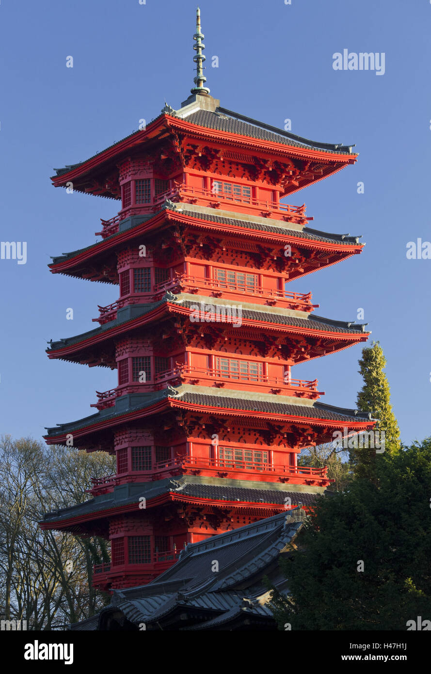 Il Belgio, Bruxelles, torre Giapponese, tour giapponese, Foto Stock
