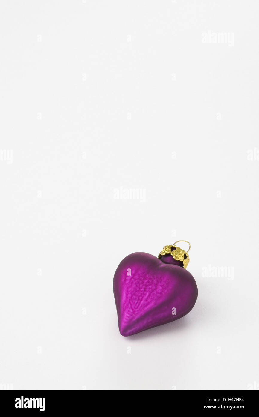 Viola albero di Natale di cuore, Foto Stock