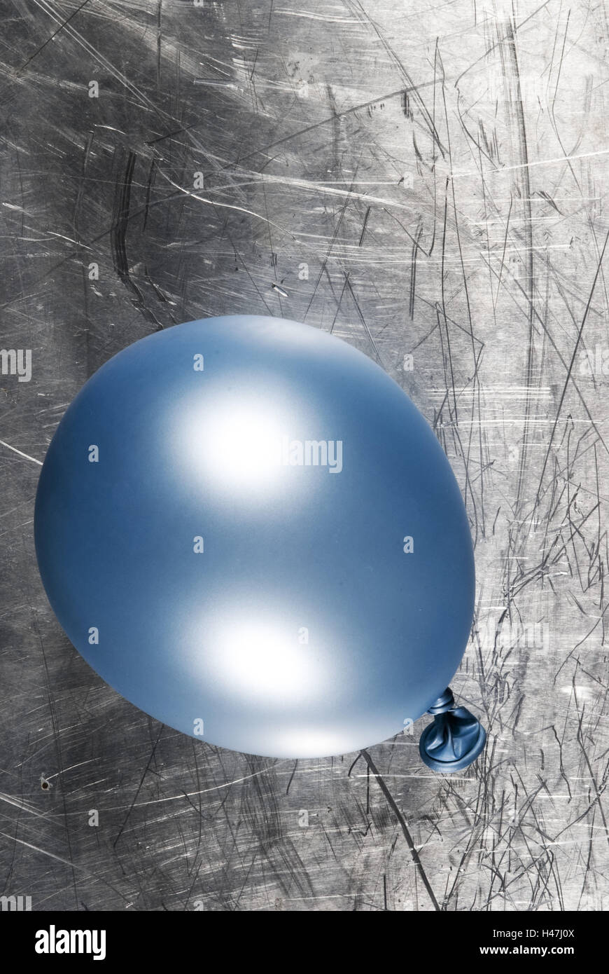 Pallone blu, Foto Stock