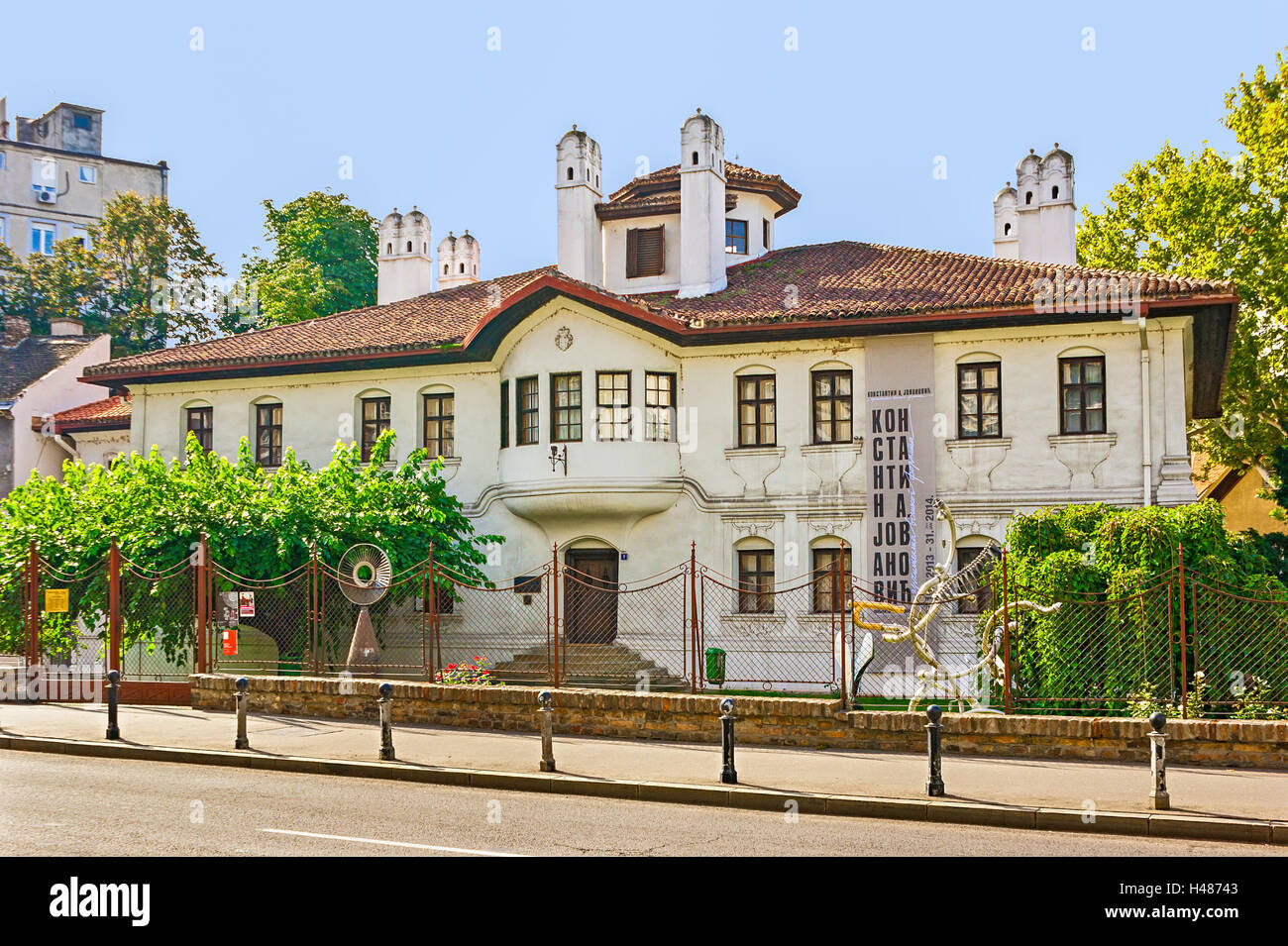 La principessa Ljubica Residence è uno dei più popolari attrazioni, oggi la sua una parte del museo della città di Belgrado, Foto Stock