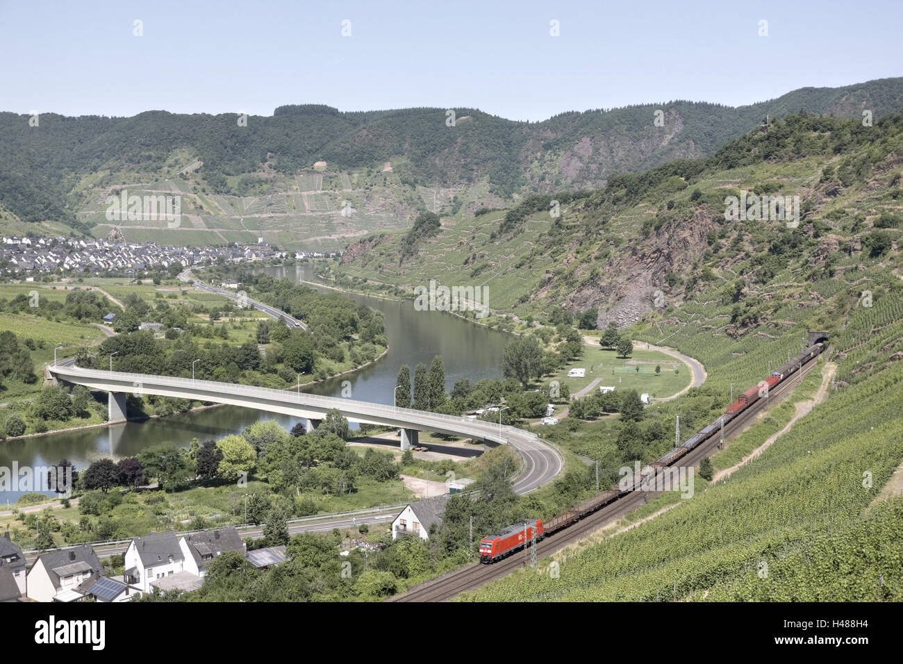 In Germania, in Renania Palatinato, Neef, la Mosella, Foto Stock