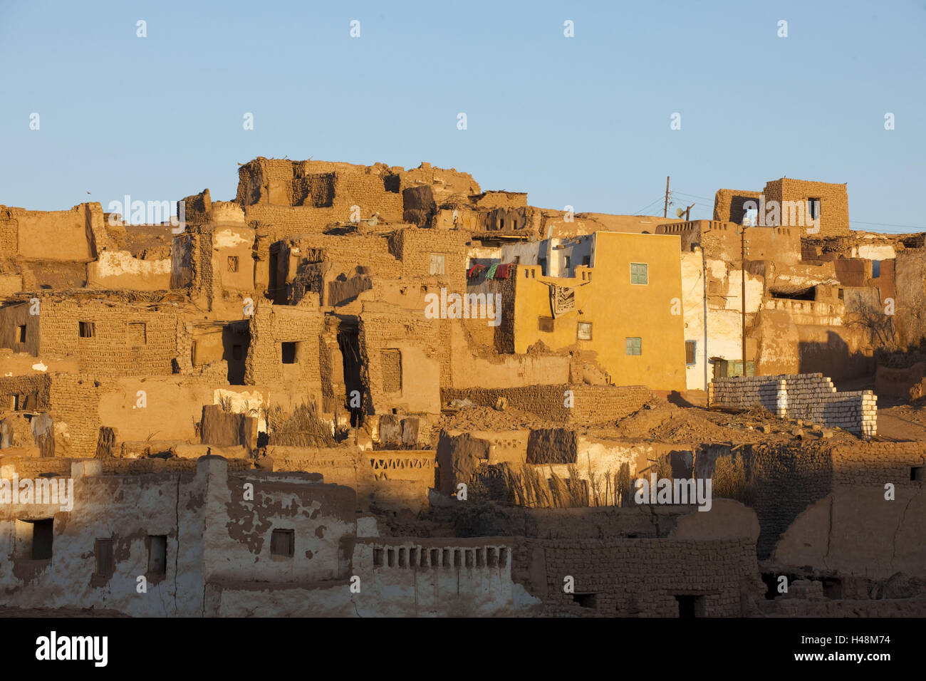 Egitto, Dakhla Oasis, Old Town il villaggio Kalamoun, Foto Stock