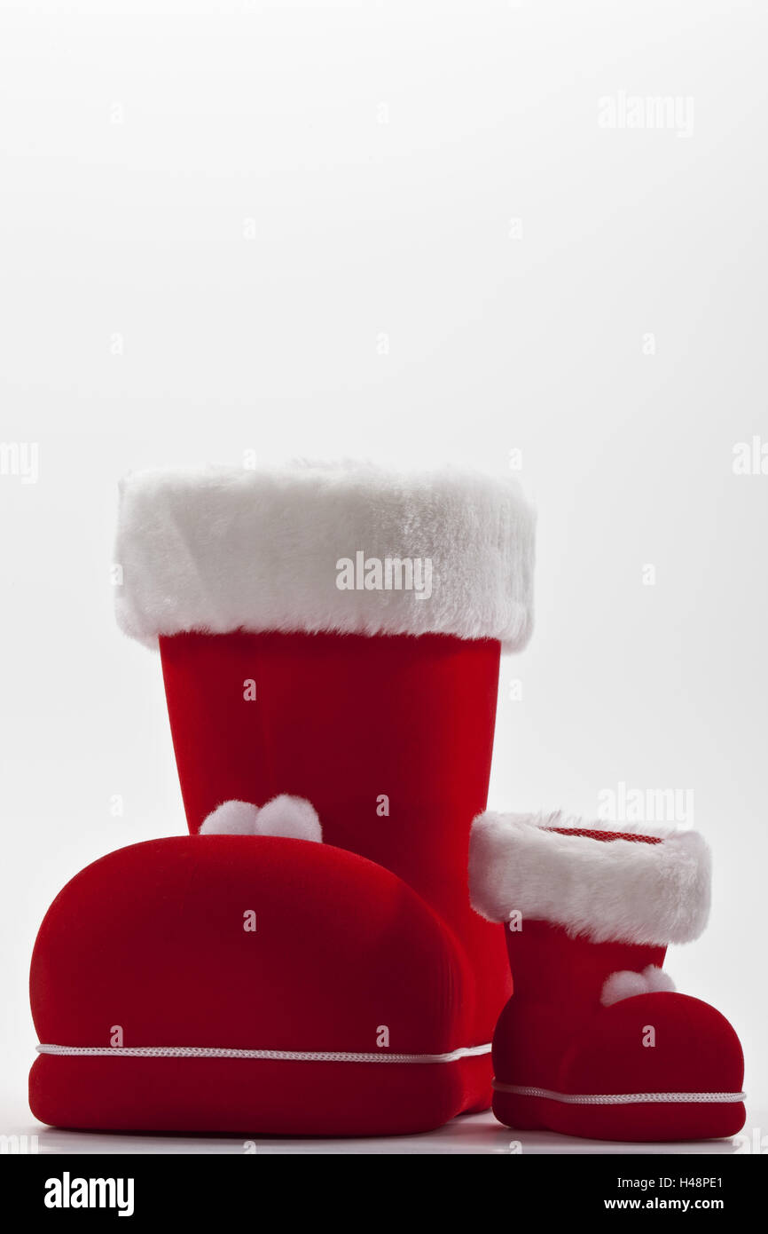 Nicholas boot, rosso, bianco, Foto Stock