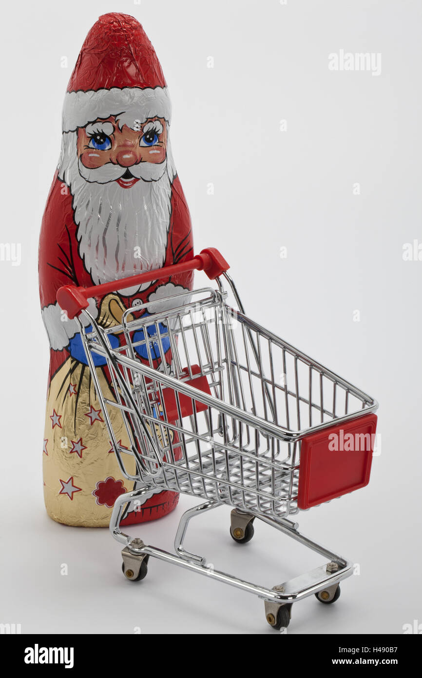 Il cioccolato Nicholas, carrello vuoto, Foto Stock