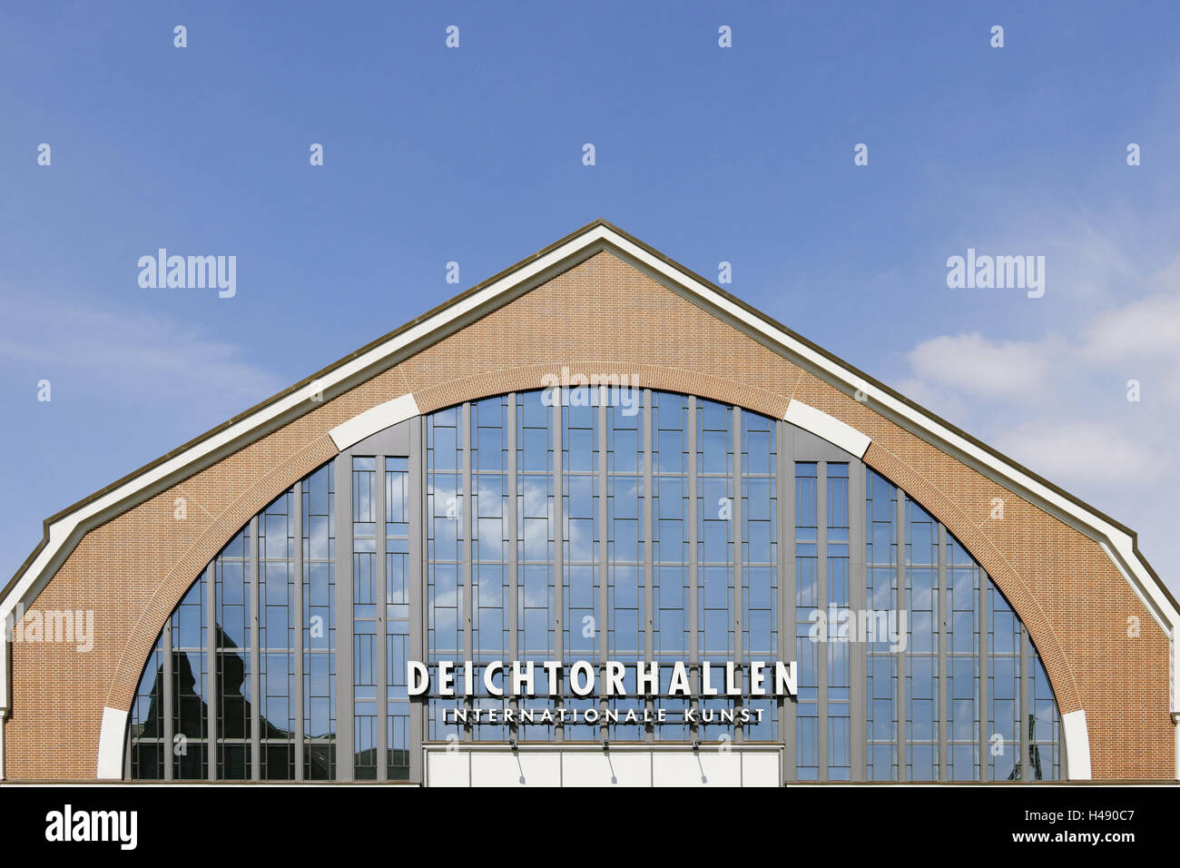 La facciata della Deichtorhallen, casa della fotografia, Deichtorplatz, Hamburg Mitte, città anseatica di Amburgo, Germania Europa, Foto Stock