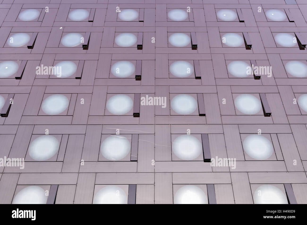 Architettura moderna, facciata ARCOR hotel, nuovo edificio presso la Reeperbahn 1, St Pauli, Mitte, città anseatica di Amburgo, Germania, Foto Stock