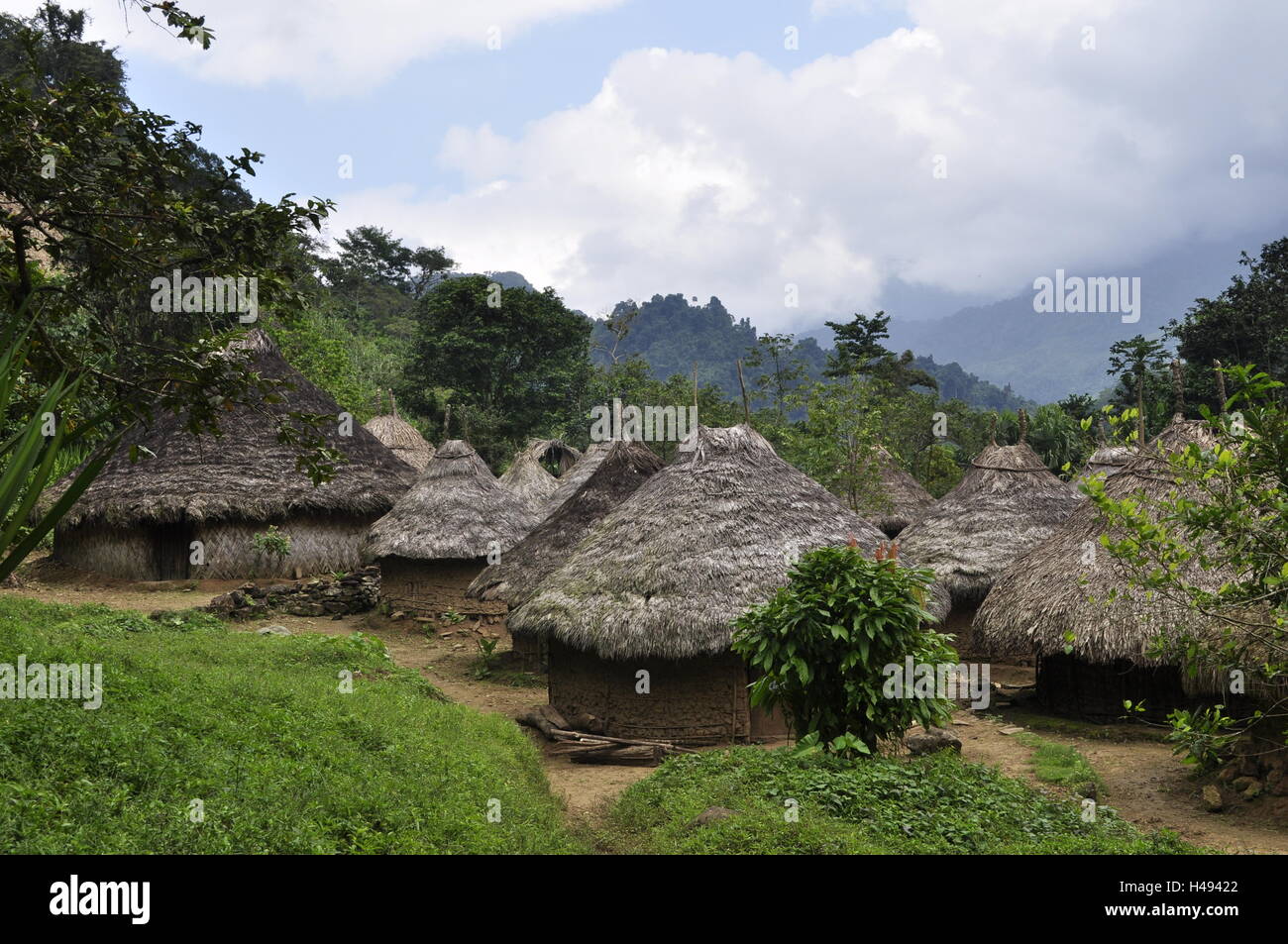 Arhuaco tribù santa marta Colombia Foto Stock