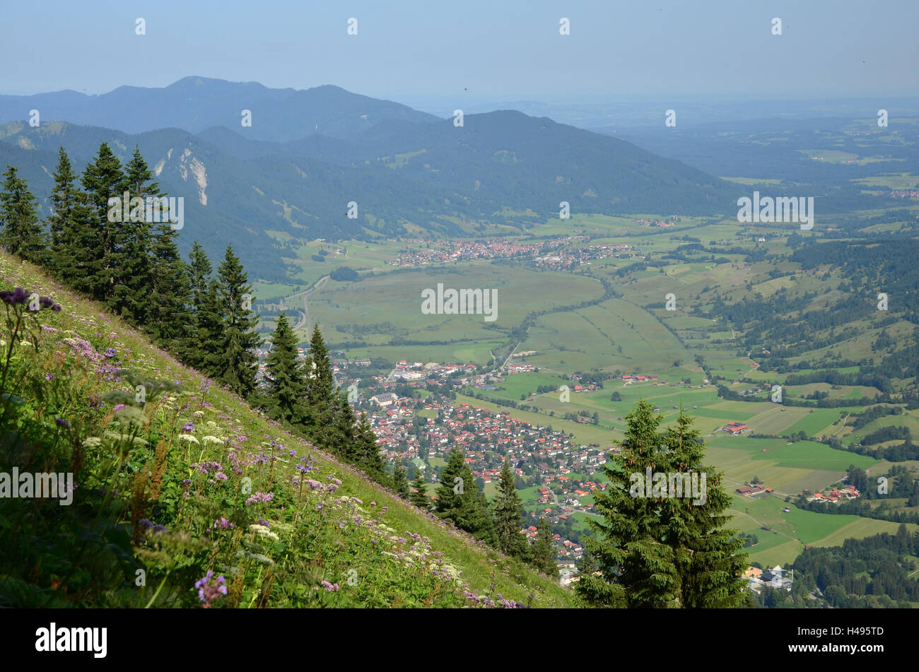 In Germania, in Baviera, bunting's Valley, Ammergebirge, Foto Stock