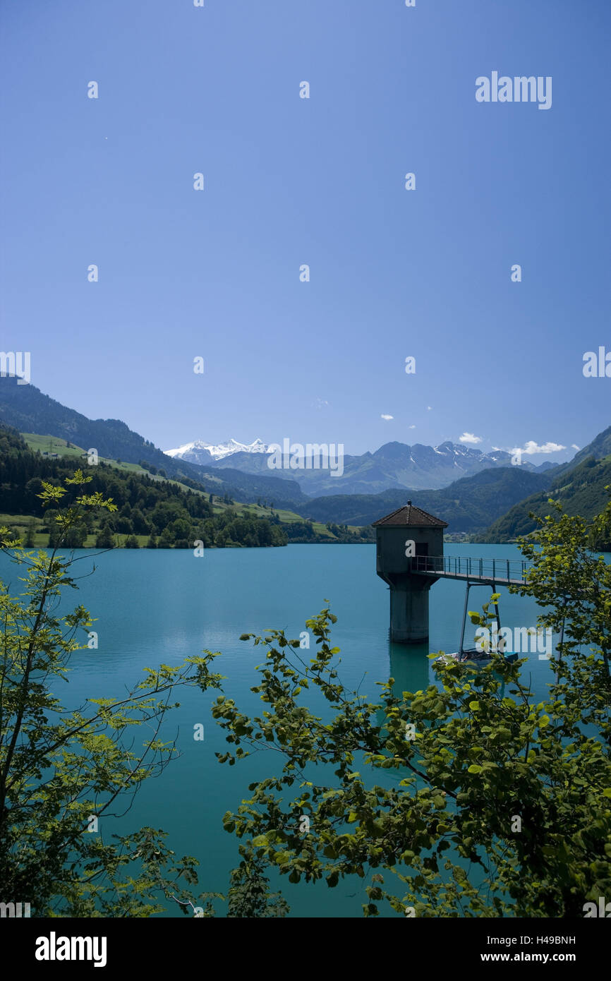 La Svizzera, Sarnersee, Sarnen, Vista Eiger, monaco, vergine, Foto Stock