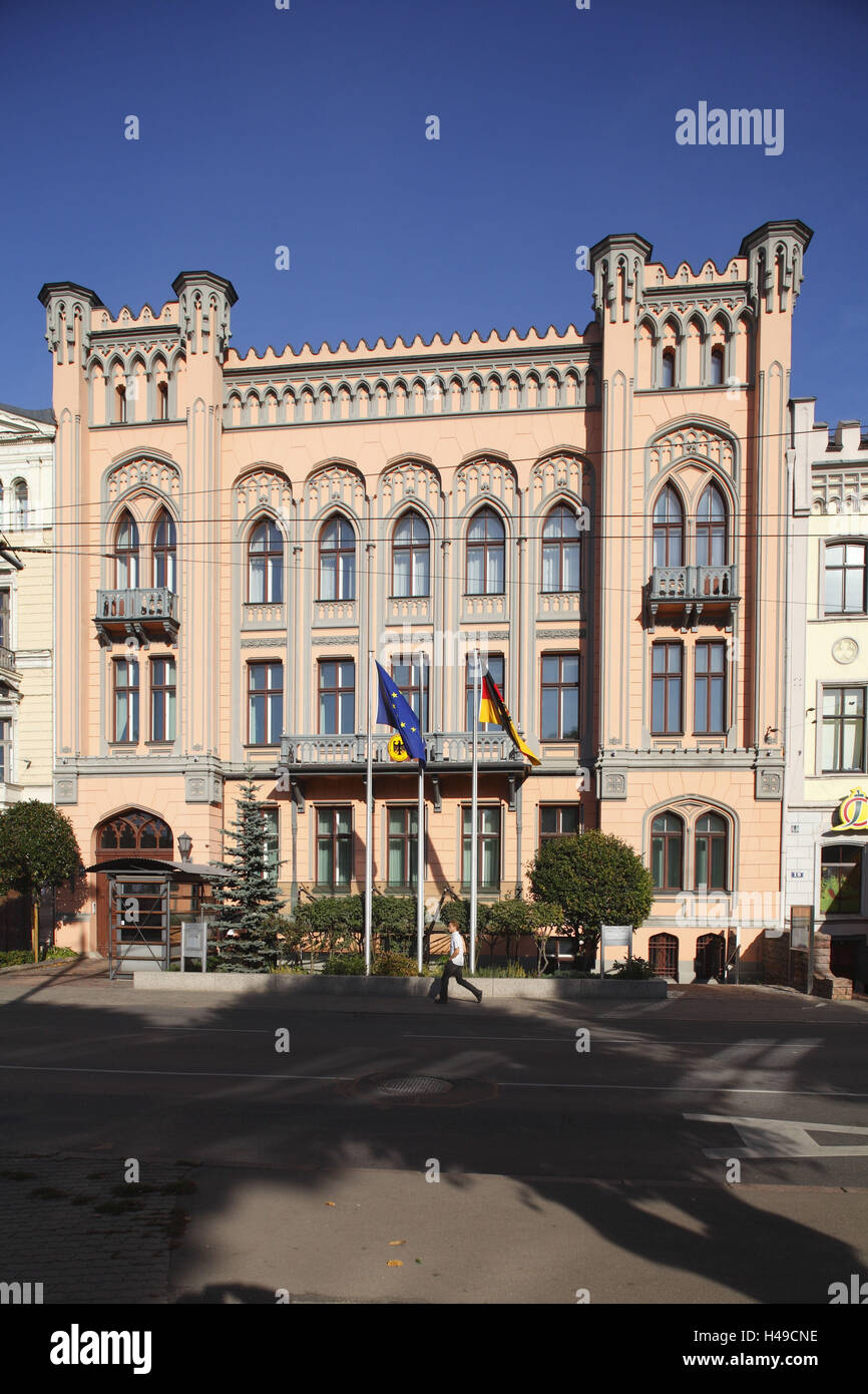 La Lettonia, Riga, ambasciata tedesca, Foto Stock