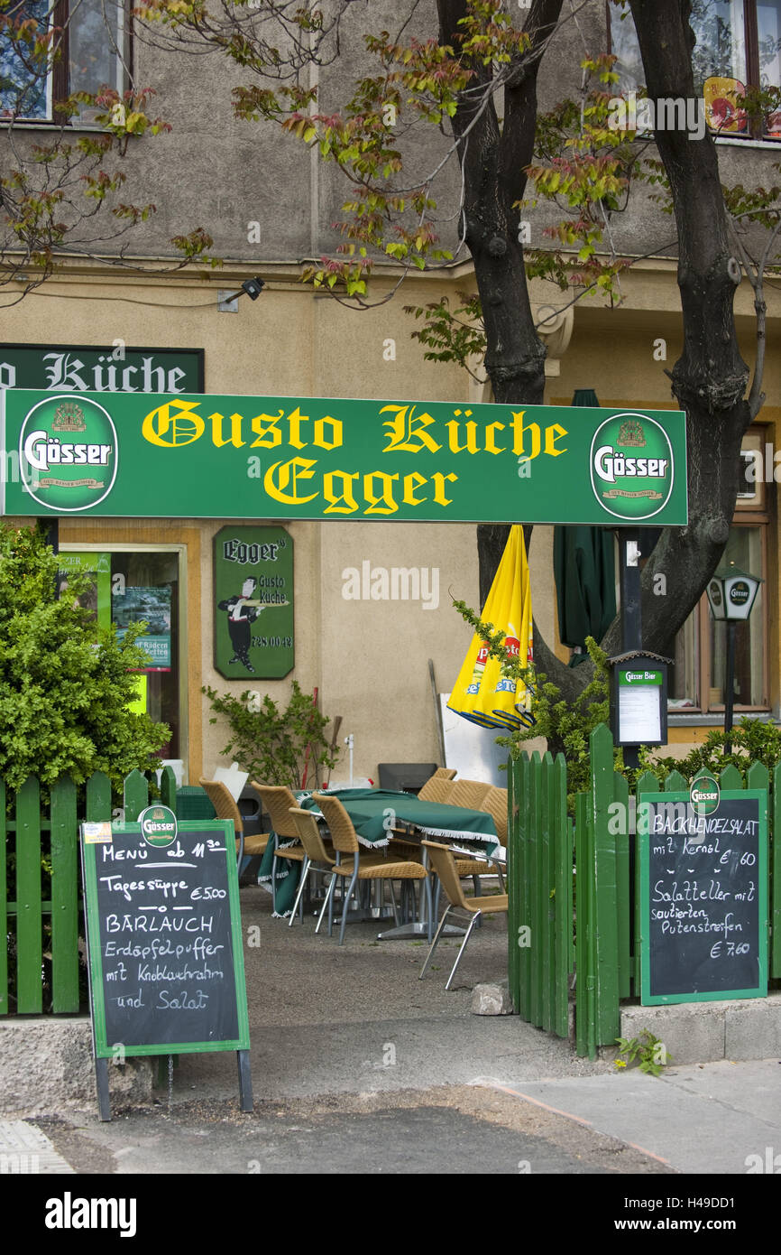 Austria, Vienna, Molkereistrasse 7, ristorante tipico viennese, Foto Stock