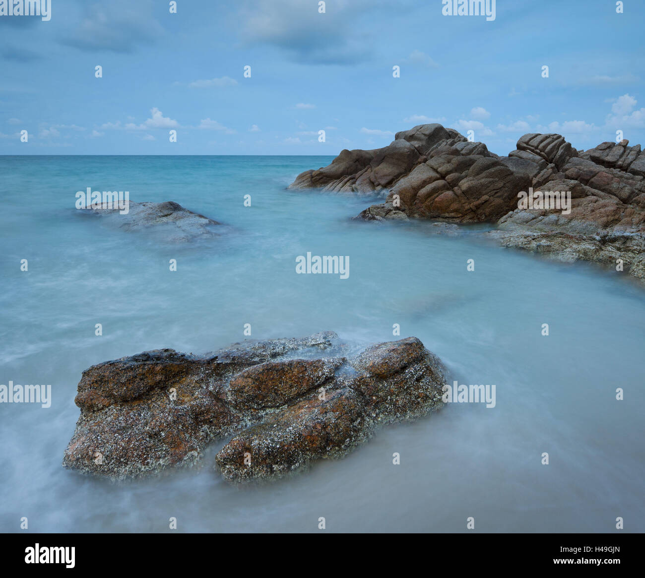 Thong Reng Beach, isola di Koh Phangan, Thailandia, Foto Stock